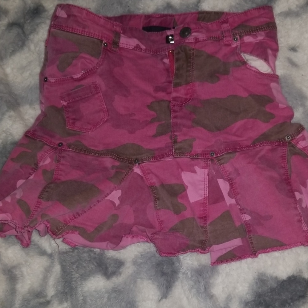 Girls Camo Skort